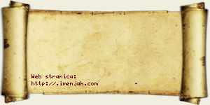 Milja Perković vizit kartica